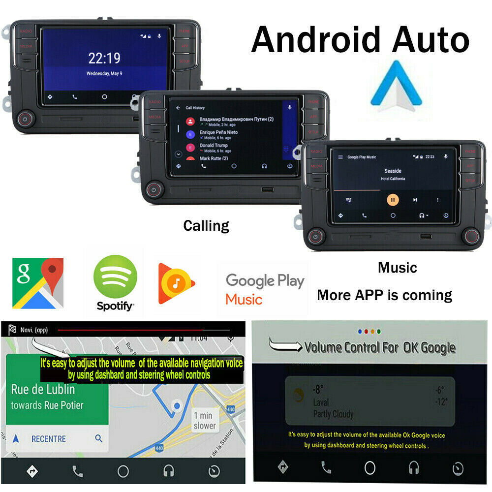 Volkswagen RCD 360 Carplay Multimedia Navigation GPS Autoradio USB