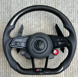 SCUMAXCON Sport Steering Wheel for Volkswagen R8, Golf, Passat, and Compatible with Sagita, Magotan B6, B7, CC, Golf 6, Lamando  Universal Fit for Various VW Models