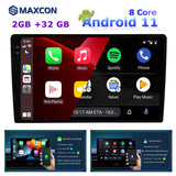 SCUMAXCON 9' 2+32G CAR RADIO STEREO ANDROID 11 WIRELESS CARPLAY ANDROID AUTO BLUETOOTH WIFI USB GPS SK TOUCHSCREEN RCD330 STYLE Universal Car Radio Multimedia Video Player Navigation GPS