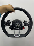 SCUMAXCON Sport Steering Wheel for Volkswagen R8, Golf, Passat, and Compatible with Sagita, Magotan B6, B7, CC, Golf 6, Lamando  Universal Fit for Various VW Models