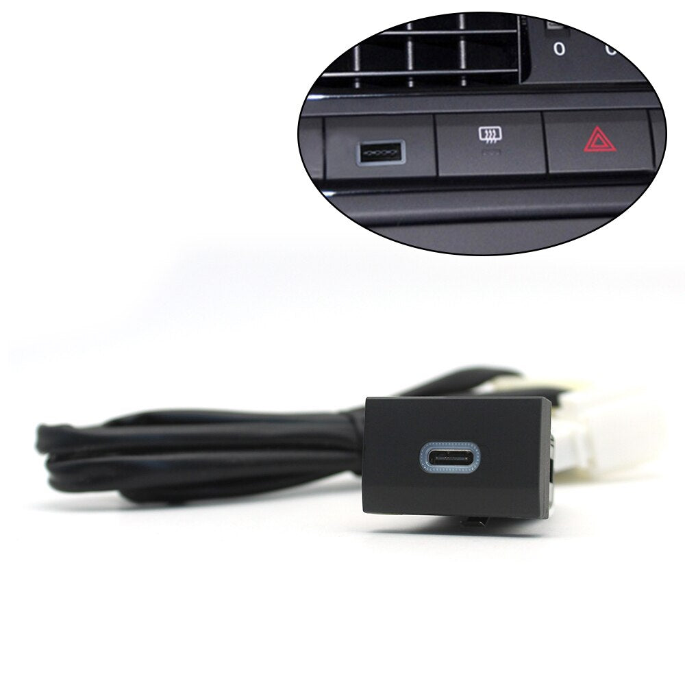 Car Dual USB Charger Adapter Socket For Volkswagen For VW T5