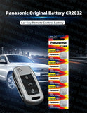 Original Panasonic 2-50PCS CR2032 3V Lithium Battery DL2032 BR2032 5004LC 2032 for watch, toys, car key, Calculator +screwdriver