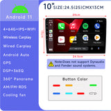 2 Din Android 11 Auto Stereo Radio Carplay Android Auto Multimedia Video Player USB DSP GPS Navigation Für Skoda Octavia 2 2008-2013 Navigation GPS 2din 4G IPS Touchscreen 