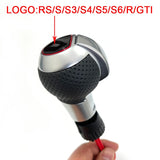 SCUMAXCON Automatic Gear Shift Knob Shift Lever Handle Head For Audi A3 S3 RS3 Q5 S6 RS6 A4 A5 A7 A6 Golf 7 7.5 GTI