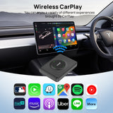 T2C Mini Carplay Wireless Box WiFi Bluetooth Adapter For Tesla Model 3/ X/Y/S Apple CarPlay Dongle OTA Online Upgrade