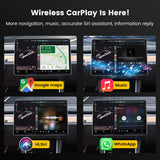 Drahtloser CarPlay-Dongle, Apple Car Play Wireless-Adapter für Tesla Model 3 Modell YS BT Wifi Connect Spotify Waze